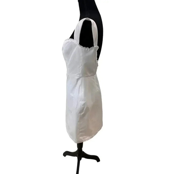 NEW-THE BAR NWT! AVERY DRESS BLANC SZ 8 - Picture 9 of 12